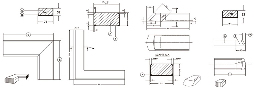 End and Corner Rubber